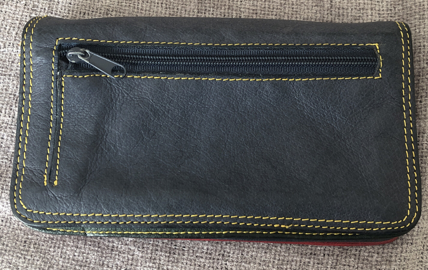 HARNESS MULTI COLOURED SOFT LEATHER PURSE. eBay