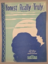HONEST REALLY TRULY BALLAD-1931 Vintage Sheet Music by Roy Turk  Fred Ahlert  