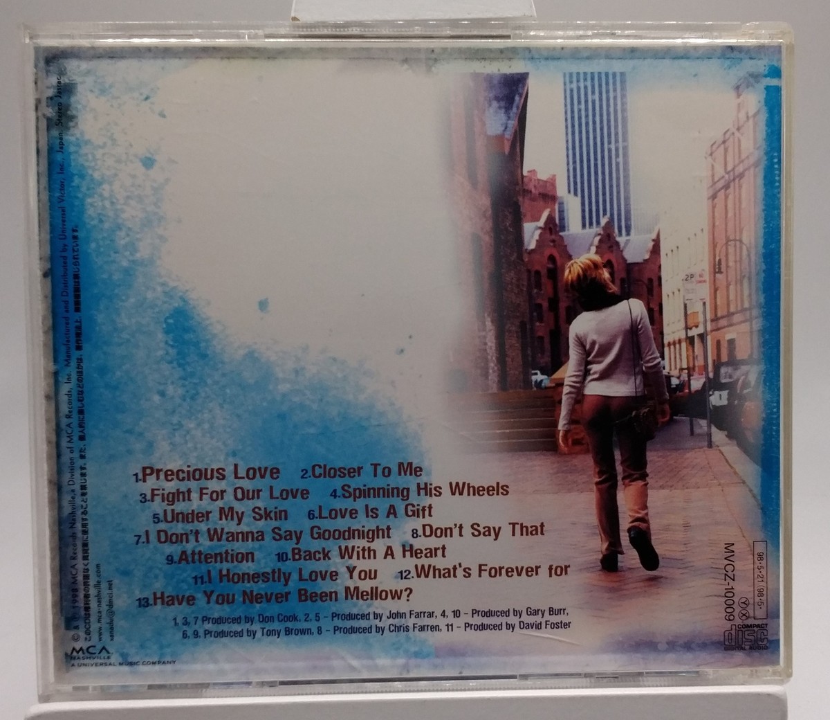 OLIVIA NEWTON-JOHN Back With A Heart JAPAN CD MVCZ-10009 1998 OBI