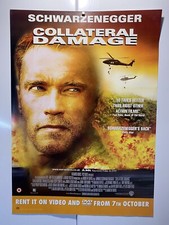Collateral Damage. Arnold Swartzenegger. Original UK Video Poster.