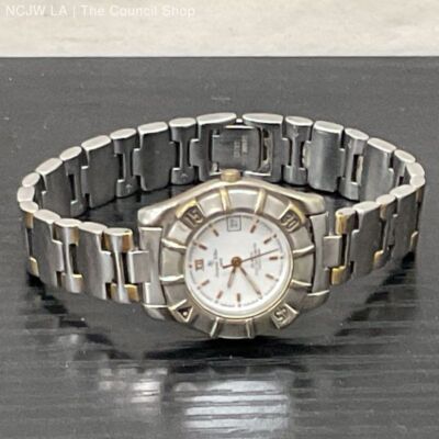 JACQUES EDHO Paris Women's Gold Plated Two Tone Watch