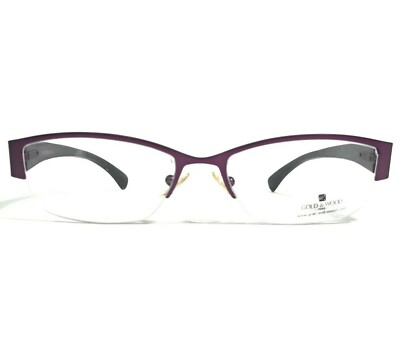Gold Wood Eyeglasses Frames Purple Red Orange