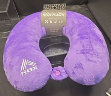 Comfortable Purple U Shape Memory Foam Travel Pillow Neck Head Support Cushion