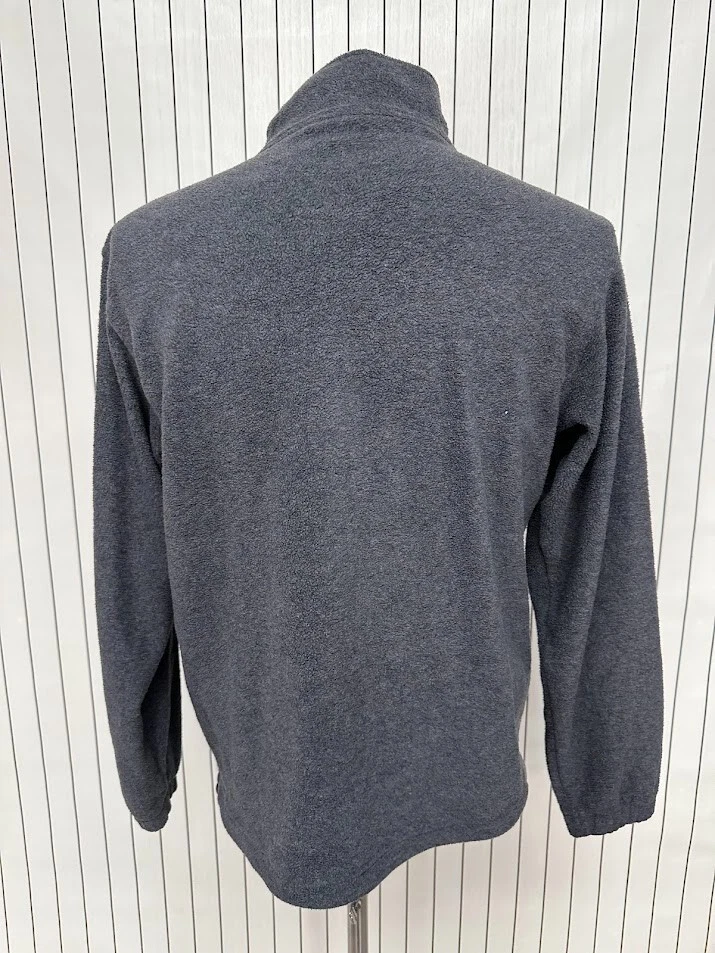 Harriton Men's Gray Fleece Jacket Full Zip Size S - Image 3 of 4