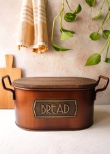 The Mia Copper Bread Bin