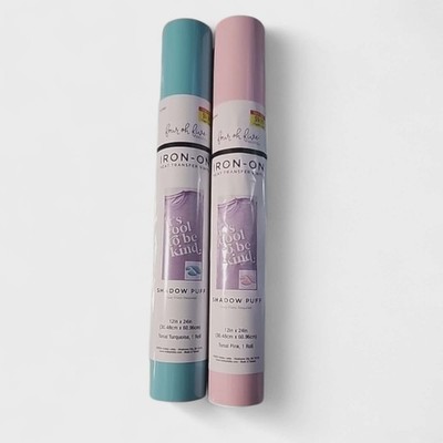 Four Oh Five Iron On Shadow Puff Heat Transfer Vinyl Shadow Puff