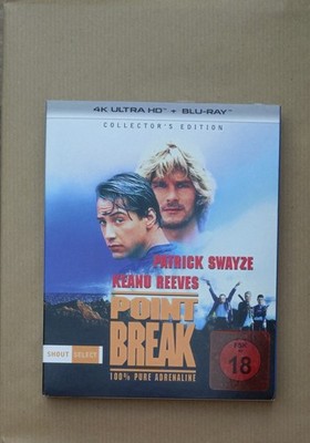 Point Break (C. Edition) 4K UHD Blu Ray Disc Shout Factory inkl. Slipcover NEU!
