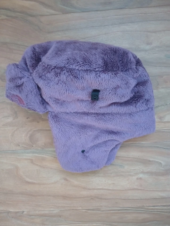 Chapéu North Face Earflap - Extra Grande - Raro - Pilha Profunda - Roxo / Vermelho - Imagem 2 de 4