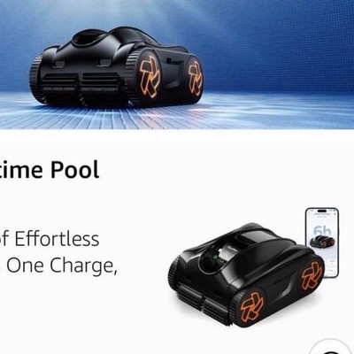 iGarden K Series K60 Robotic Pool Cleaner Automatic 6hr Floor Walls