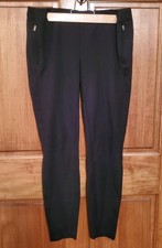 Tommy Hilfiger Women's Small Black Morgan Stretch Ponte Leggings Soft Pants