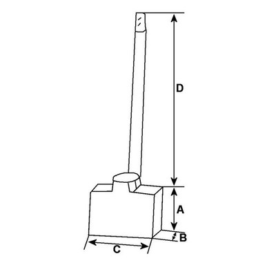 HC-Cargo Kohlebürste, Starter F 032 140 955