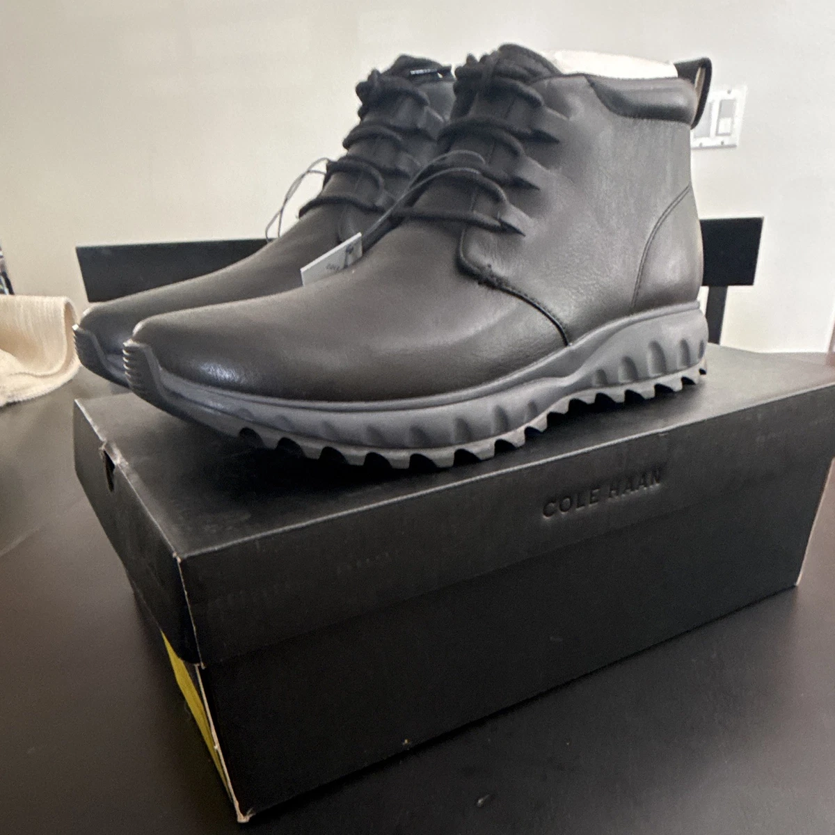 Cole Haan C24524 Men’s Pebble Leather Ogden Stitch Chukka Boots Black Sz 10.5M. Cole Haan Ogden Stitch Chukka II black Tumble | Mercari main image 3