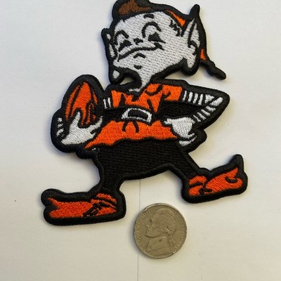 Cleveland Browns  embroidered iron on Patch  Vintage NFL 3.5  X 3 