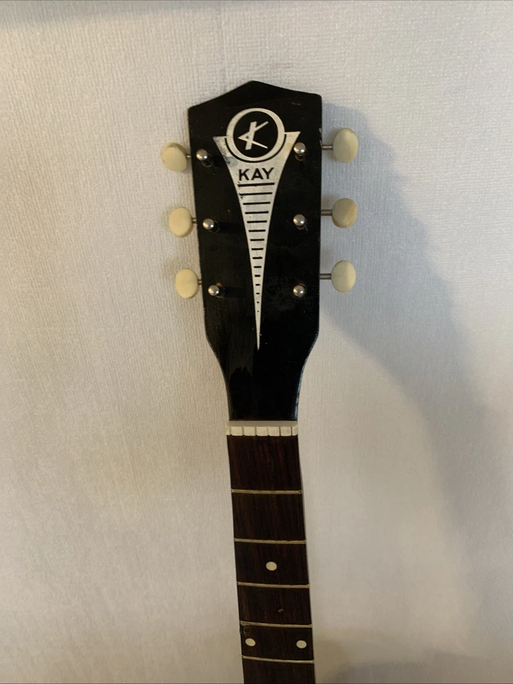 Vintage 1950-1960 Guitar 6 Strings Acoustic Kay Made In USA 38.5 In - Image 4 of 4