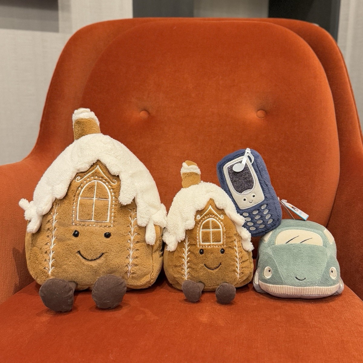 ぬいぐるみ jelly car Jellycat (4): Gingerbread Houses, Wizi Car, Wiggedy Phone BRAND