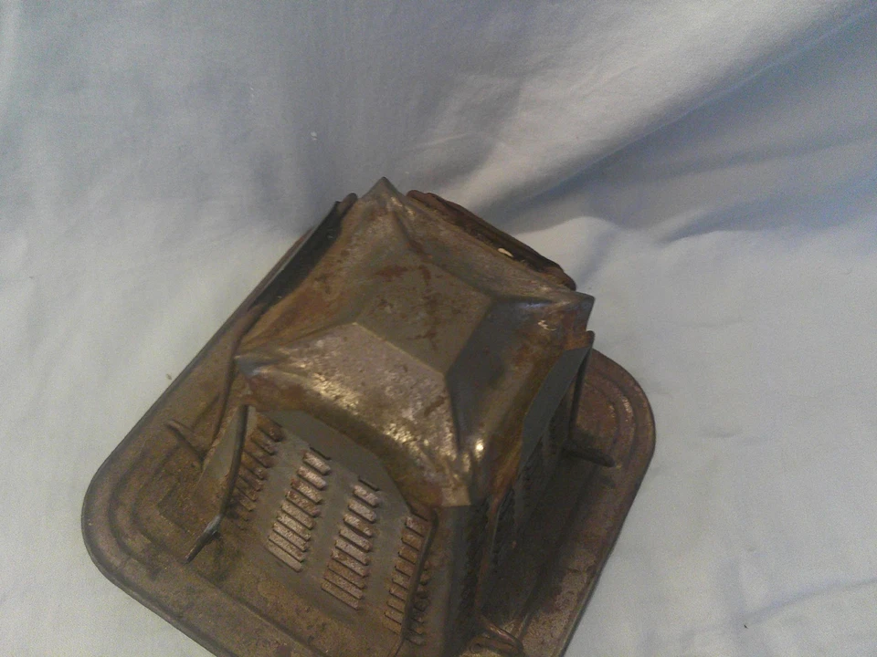 Antigua tostadora/tostada de pan de 4 rebanadas llama abierta camping/estufa de gas Foto 4 de 4