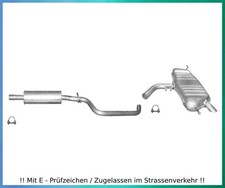 Auspuffanlage Audi A3 (8PA) 1.6 75KW 5Tür Auspuff Mitteltopf Endtopf Schelle