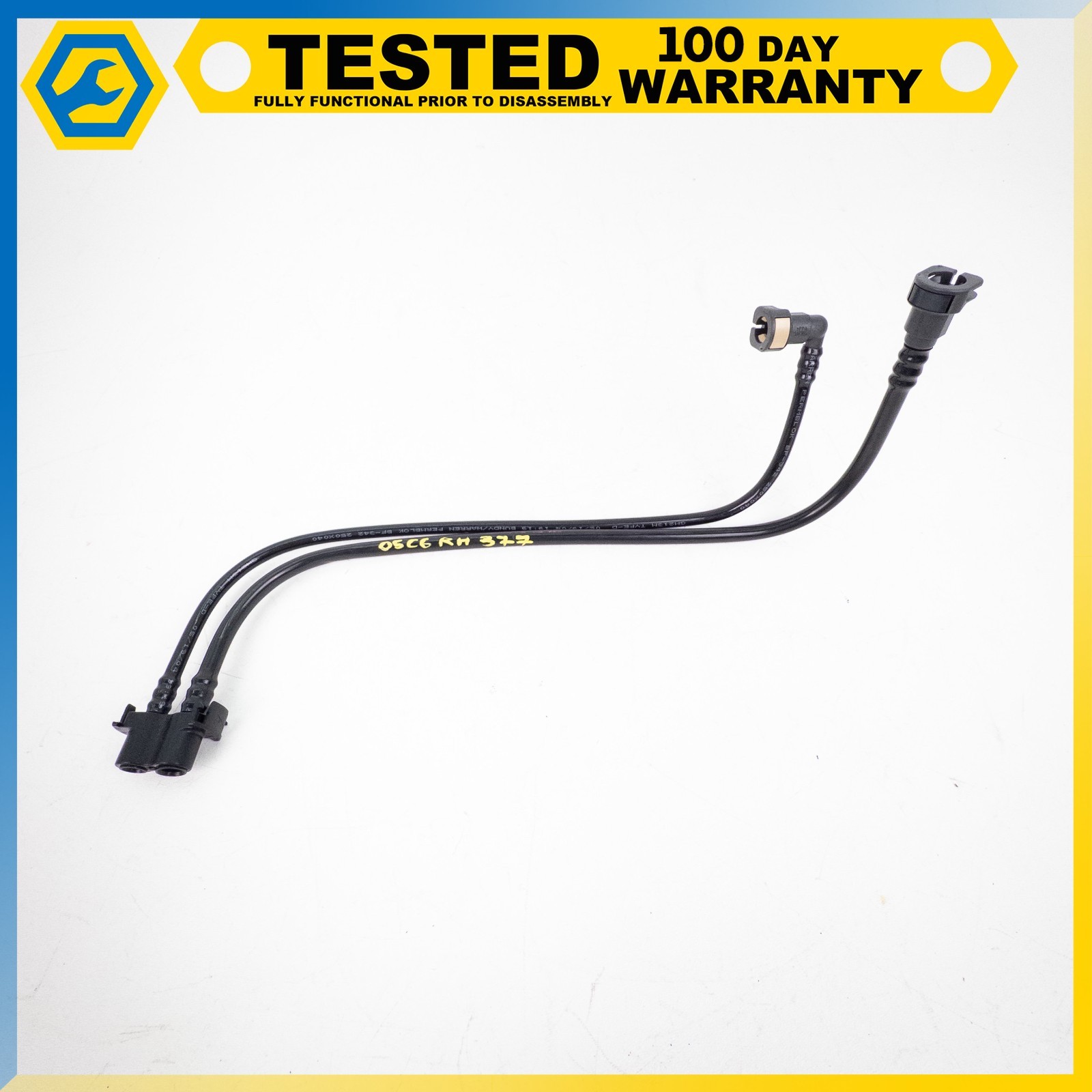 05-13 CHEVROLET CORVETTE C6 REAR RIGHT AUXILIARY FUEL FEED RETURN PIPE OEM