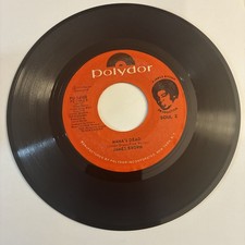 James Brown - Mama's Dead - Polydor (45RPM 7”Single)(J683)  VG++ Excellent