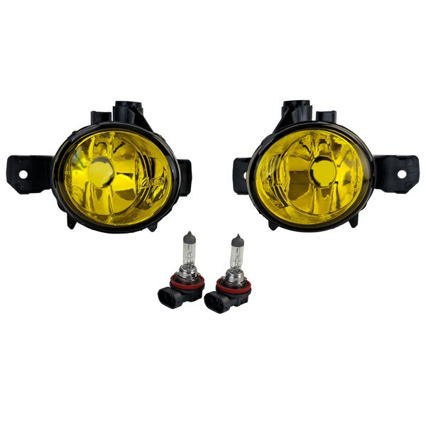 Klarglas Nebelscheinwerfer Set Gelb FüR 1Er BMW E81 E82 E87 E88 X3 E83 X5 E70-image