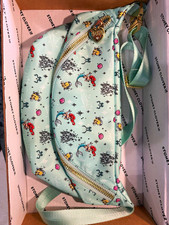 Stoney Clover Lane Disney Sirenetta Ariel Flounder Blu Cintura Borsa Zip
