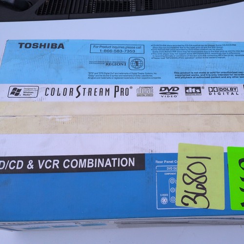 Toshiba -NEVER OPENED -SD-V393 DVD/CD & VHS COMBO Player With Remote , NEW NIB - Picture 2 of 5