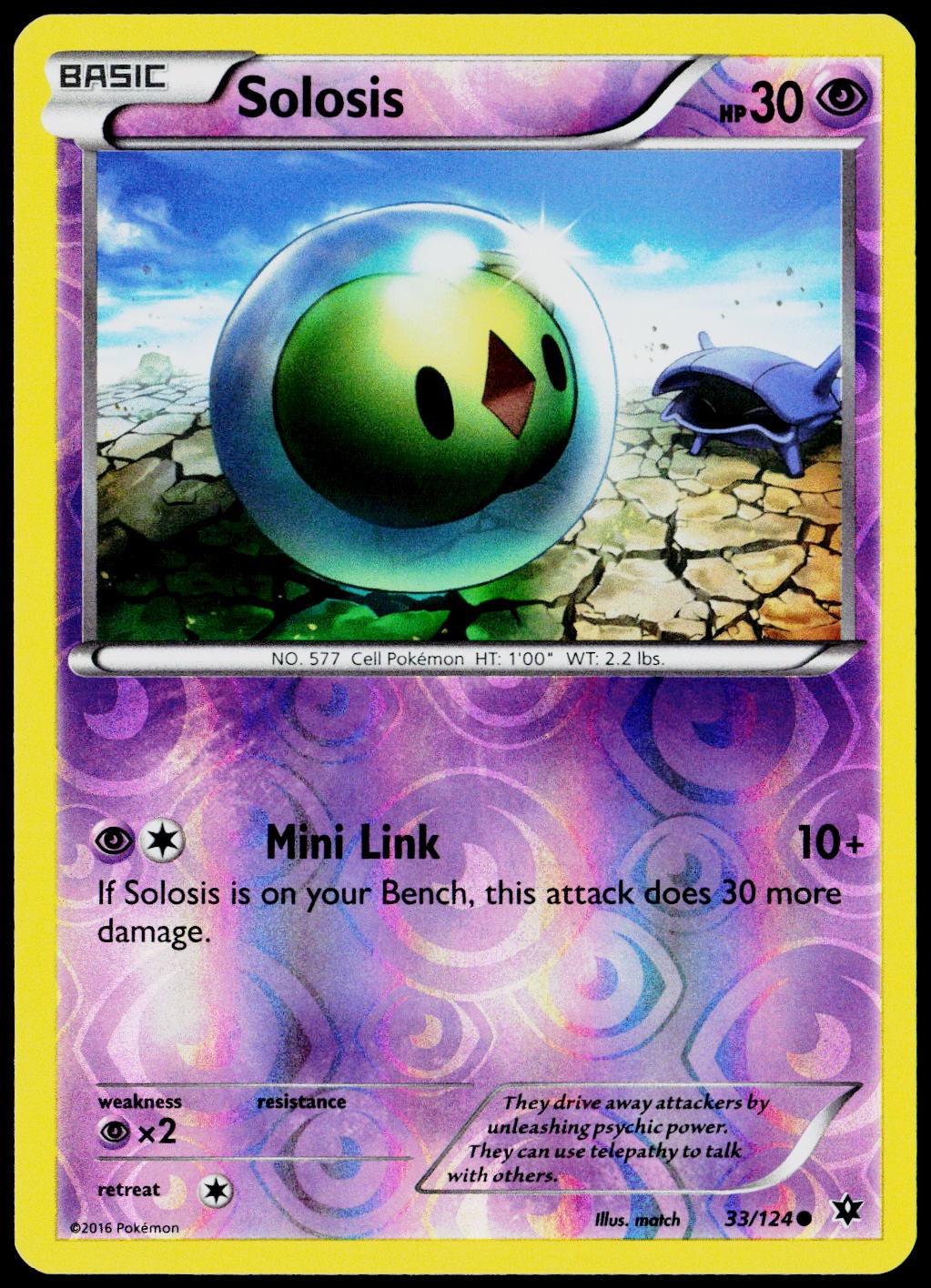 Solosis 33/124 XY - Fates Collide LP