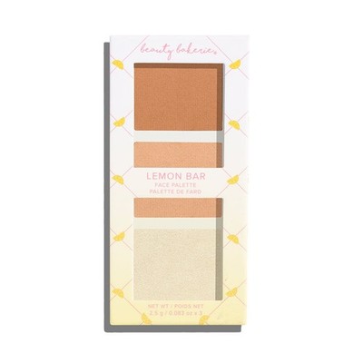 Beauty Bakerie Lemon Bar Face Palette Bronzer Highlighter NEW Vegan, Gluten free