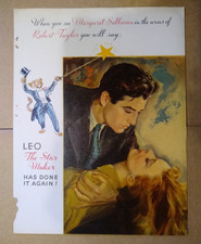 Robert Taylor Margaret Sullavan Three Comrades (1938) From Motion Picture Herald