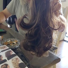Synthetic Wavy Ponytail Hair Extension 10 in Medium Brown Claw Clip Women