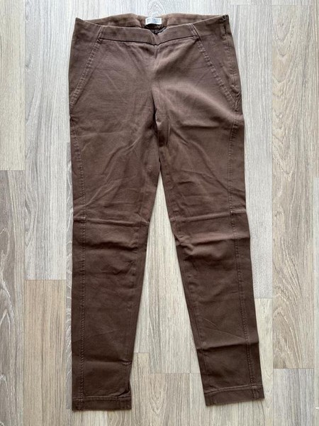 Damenhose Brunello Cucinelli Braun Baumwolle S