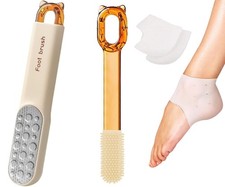 2-in-1 Foot File Callus Remover Set, Stainless 1 count Pack of 1 , Orange