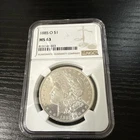 1885-O Morgan Silver Dollar MS63 NGC Brown Label