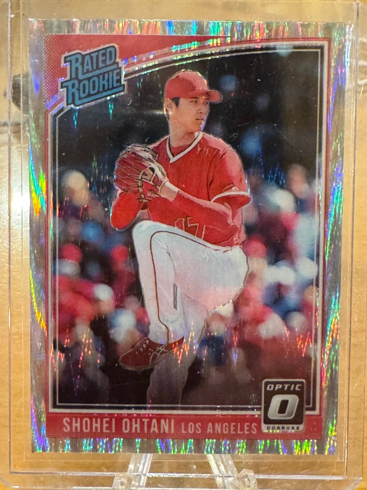 2018 Donruss Optic Rated Rookie Shohei Ohtani Shock Wave prize #176