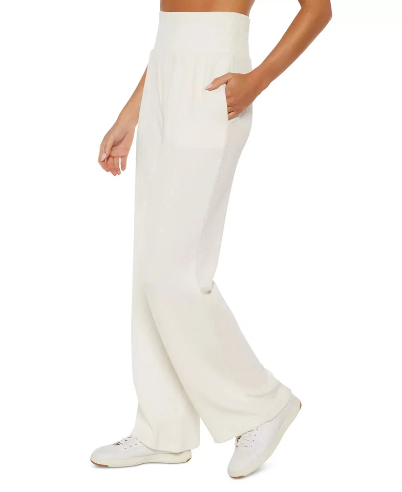 Pantalones para mujer Three Dots talla L Bexley altos medianos gris jaspeado Foto 2 de 4