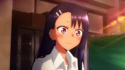 Anime please don t bully me nagatoro hayase screenshot Custom Gaming Mat Desk