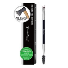 SHARP Fine Line ULTRA THIN Stiff Brow Brushes for PRECISION 14-Black  silver
