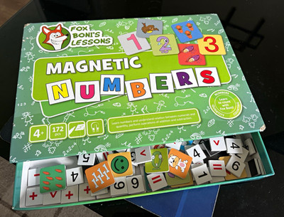 Smartian Fox Boni s Lessons Magnetische Zahlen Lernspiel Set 172 Teile 4-7