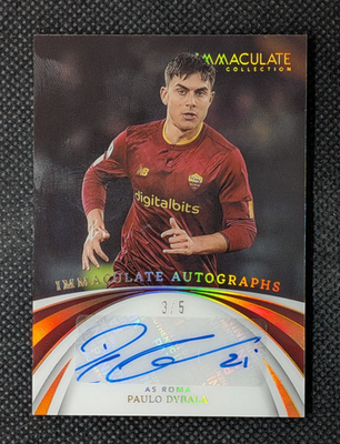 Paulo Dybala 2022-23 Panini Immaculate Autographs Auto #3/5 AS