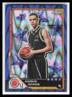 2025 Topps Chrome McDonalds All American Blue RayWave Refractors #2 Darius Adams