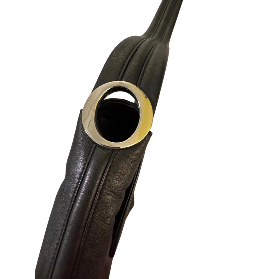 Oroton Sydney Small Leather Clutch in Black - Image 2 of 4