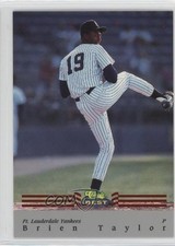 1992 Classic Best Minor League Bonus Card Red Brien Taylor #BC15 Rookie RC 5e9. rookie card picture