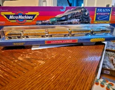 Micro Machines lightning express 1989 Galoob & 42" of Track in package