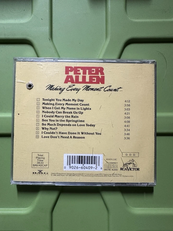 Making Every Moment Count by Peter Allen (CD, 1990) - Изображение 2 из 4