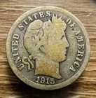 1915-S Barber Dime - Actual Coin Shown - Free Shipping & Tracking INV#506