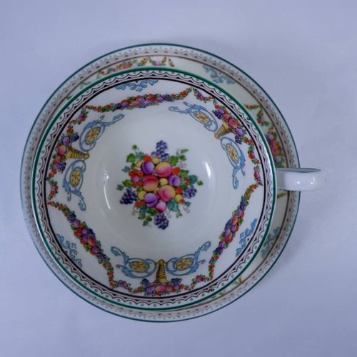 Wedgwood Ventnor Cup Peony & Saucer USA Design Patent No Urn & Green Urn Japan - Picture 9 of 10