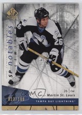 2006-07 SP Authentic SP Notables Limited 23/100 Martin St Louis #136 HOF 0nr3