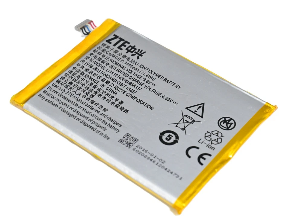 Original ZTE Akku Li3830T43P6h856337 Blade S6 N939ST G719C A602 Batterie Battery - Bild 1 von 1