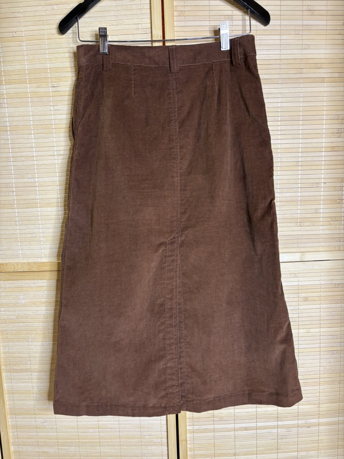 Aritzia Sunday Best Miko Corduroy Midi Skirt Size 2, Brown, Low Rise, Indie/Boho