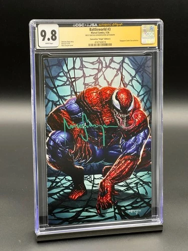 Battleworld #3 CGC 9.8 JSA (2026) - Signed Suayan Virgin Edition A